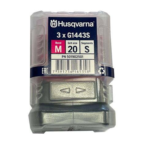 Secteurs diamantés colles, peinture, époxy ELITE GRIND G1443S - boite de 3 - HUSQVARNA - 501902501