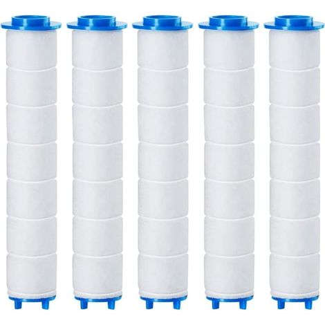 Filtre en coton PP détachable pour pommeau de douche (3,74 x 0,98 pouces)