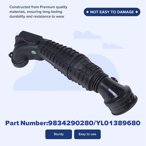9834290280 YL01389680 fits the intake pipe of Peugeot 2008, 408, 308 and C3L. (1/5)