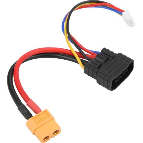 Adapterkabel für Lipo-Akkus, geeignet für RC-Autos/Flugzeuge, mit TRX-3S-Stecker auf XT60-Anschluss (1/5)