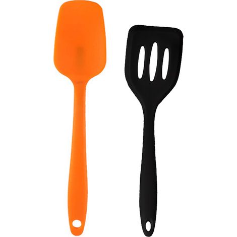 Espátula De Silicona - Resistente Al Calor Hasta 230 °C - Para Sartenes Antiadherentes - Juego De 2 Unidades (1/5)