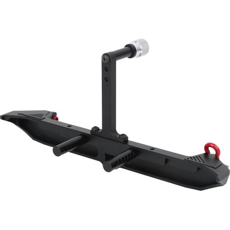 Pare-chocs arrière en métal avec porte-roue de secours pour voiture RC SCX10 90046 90047 1/10 (1/5)