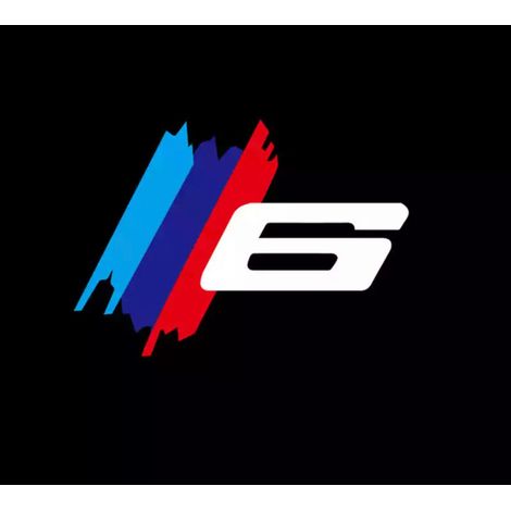 2 éclairages de seuil pour BMW Série 3, Série 5, Série 7, X3/X5/X6/X7, éclairages de porte à projection, éclairages d'entrée BMW, style 27 (1/5)