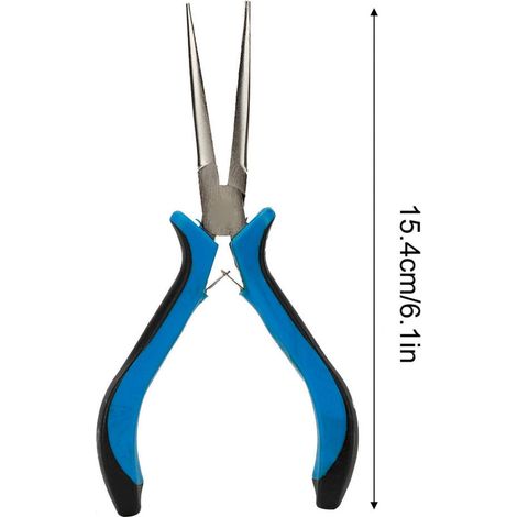 Ensemble de pinces multifonctions Pince à bec effilé Pince coupe-fil Pince diagonale à long bec pour le travail du fil fabrication de bijoux bricolage (1/5)
