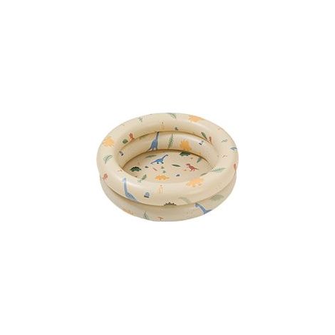 Piscine gonflable bébé rétro, style familial mignon, eau épaisse, beige dinosaure (1/5)