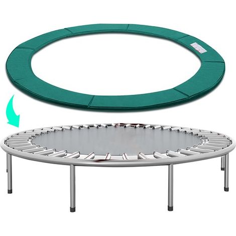Grüne Trampolin-Randabdeckung 8 Fuß – Federschutz 244 cm für Outdoor-Trampolin (1/5)