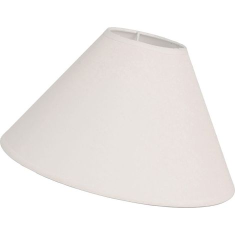 Abat-jour conique beige hauteur 18.5 cm