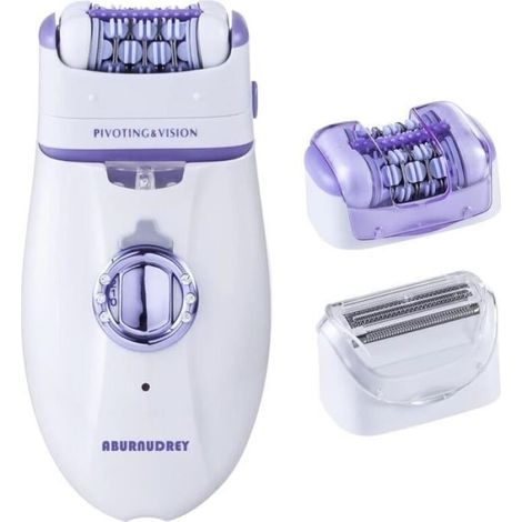 Épilateur électrique pour femme - 2 en 1 - 2 vitesses - accessoires inclus (1/5)