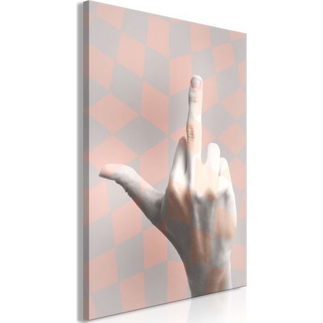 Tableau Imprimé "Fck You" 60 x 90 cm (1/2)