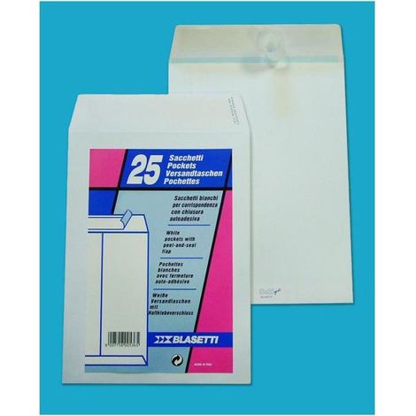 Pigna Briefumschlag 19x26 cm mit Klebeverschluss 80 g/m² 20 Stk