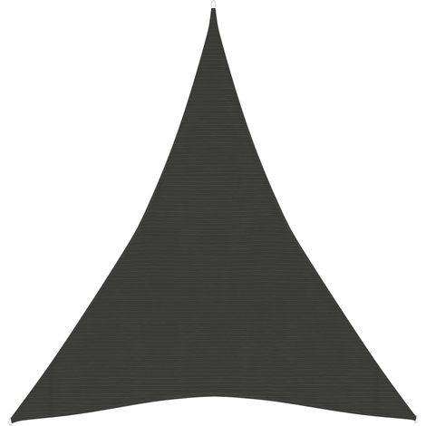 Vela ombreggiante/ombrellone 160 g/m² 3 x 4 x 4 m HDPE antracite 020008924