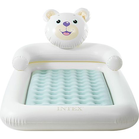 LETTINO GONFIABILE BIMBO AIRBED ' KIDZ TRAVEL' cm 114 x  178 x 71  - INTEX