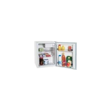 Réfrigérateur compact blanc 58L – 2 clayettes en verre – Congélateur 5L – Niveau sonore 39 dB – Classe énergétique A+ – Frigelux (1/5)