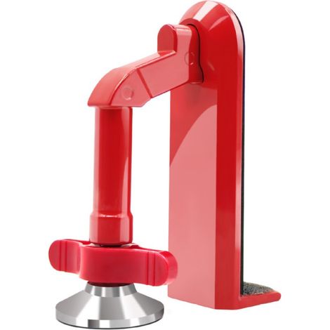 Cerradura de puerta TravelGuard: dispositivo antirrobo portátil para hoteles y hogares tope de puerta sin necesidad de taladrar, ideal para mujeres, niños y viajeros. (1/5)
