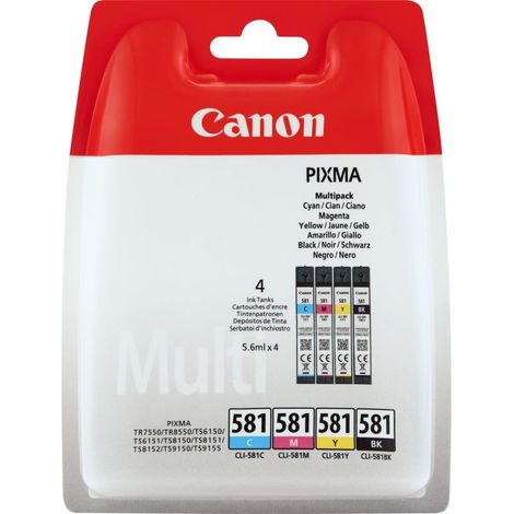 Set cartucce stampante Canon Multipack CLI 581 (1/5)