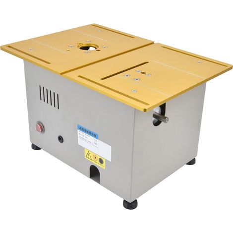 Scie circulaire électrique portable de table 96W, DC12-24V, prise EU 110V-240V, outil de découpe bois doré pour atelier, mini scie sur table (1/5)