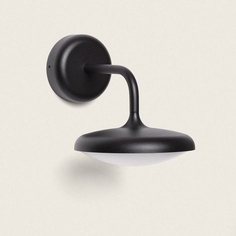 Aplique de Pared Exterior LED 12W Aluminio Mixi Negro (1/4)