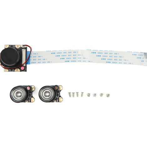 Caméra CCTV 5MP IRCUT 175° grand angle avec vision nocturne intégrée, module libre pour Raspberry Pi (1/5)