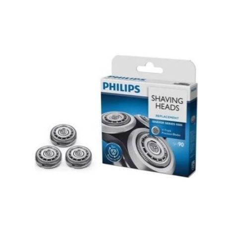 Têtes de rasoir Philips S9000 Lot de 3 têtes de rechange Pour rasage précis et confortable Fabriquées aux Pays-Bas