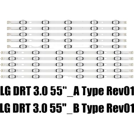 Bandeau LED, Tension 6 V, Compatible avec les modèles DRT 3.0 55, Type d'article Bandeau lumineux, Numéros de modèle 6916L-1730A, 6916L-1731A (1/5)