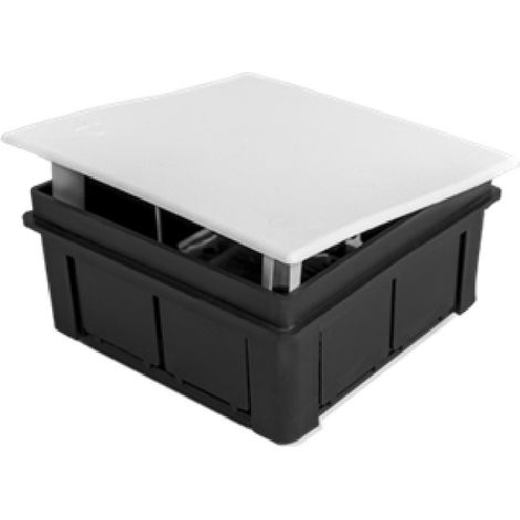Boîte de Raccordement et Dérivation Encastrable C35 avec Griffe Plastique 105 x 105 x 51 mm Blanc