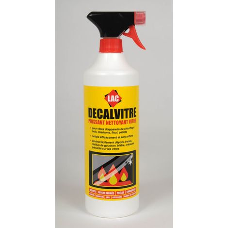 Nettoyant Vitre - 1 L - Vaporisateur - Pour Poêles À Bois Et Appareils De Chauffage - Verre Et Métal
