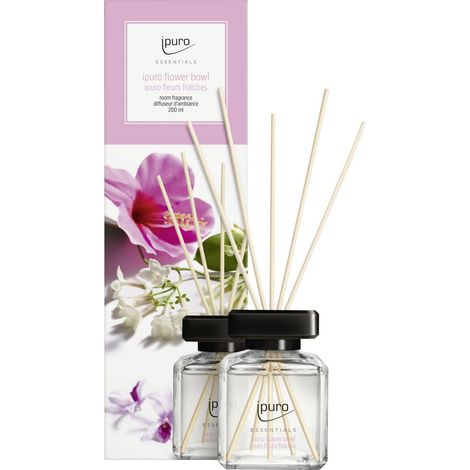 ipuro ESSENTIALS Raumduft Flower Bowl 200 ml Duftstäbchen Lufterfrischer Duft (1/2)