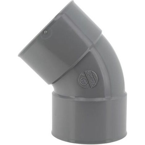 PVC-Bogen 45° FF: 100