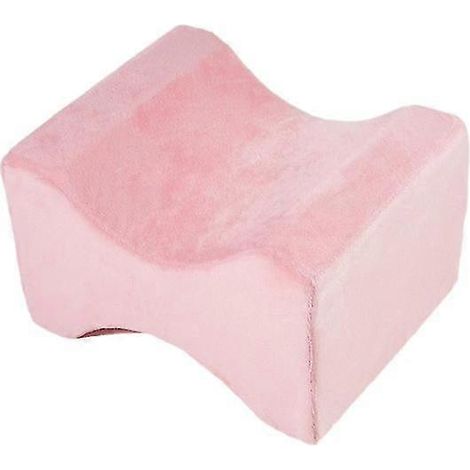 Coussin orthopédique pour genoux en dioxyde de titane, modèle rose court, coussin ergonomique pour les hanches, le dos, les jambes et les genoux, idéal pour les personnes dormant sur le côté. (1/5)