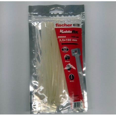 BRID.KABLEFIX 2.5X160 NT.BP (100U) - FISCHER