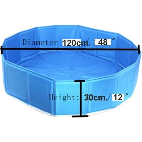 PISCINA PARA PERROS 120x30cm.