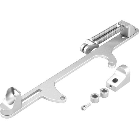 Holley 4500 Aluminium-Kabelhalterungssatz, Drosselklappenhalterung für Holley 4500 Vergaser, Silber