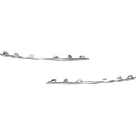 Moulures de grille de calandre avant chromées kit Renault Clio 5 phase 1 2019-2023