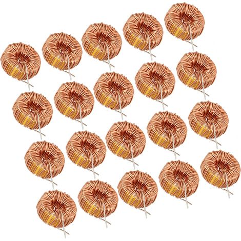 20 inductances toroïdales en fil de cuivre de haute qualité pour circuits imprimés (5026, 330 µH, 3 A) (1/5)