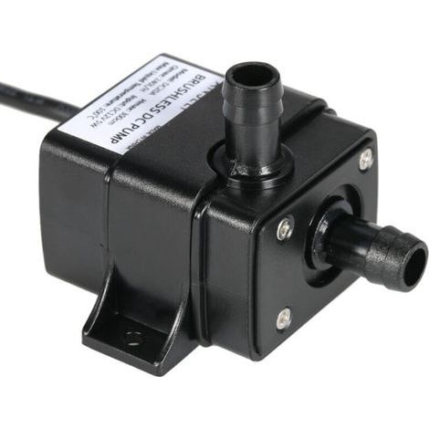 Pompe à Eau Sans Balais 12V IP68 pour Aquarium et Fontaine Débit 240L/h Hauteur 3m Usage Continu - (1/5)