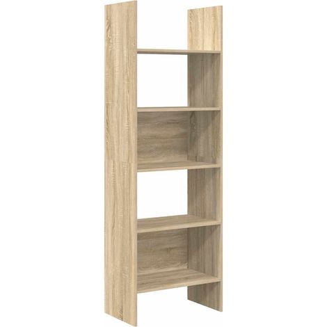 Maison Exclusive - Bücherregal Sonoma-Eiche 60x35x180 cm Holzwerk