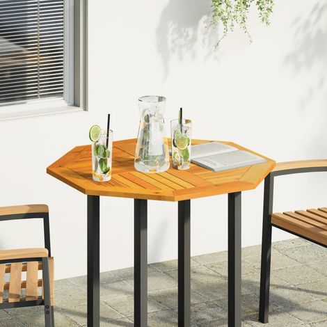 Dessus de table Dessus de bureau Plateau de table 80x80x2,2 cm octogonal bois massif d'acacia (1/5)
