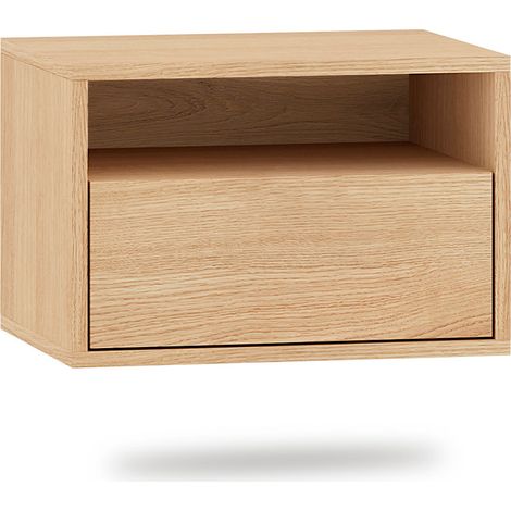 Comodino 1 cassetto Nila marrone 30cm (1/5)