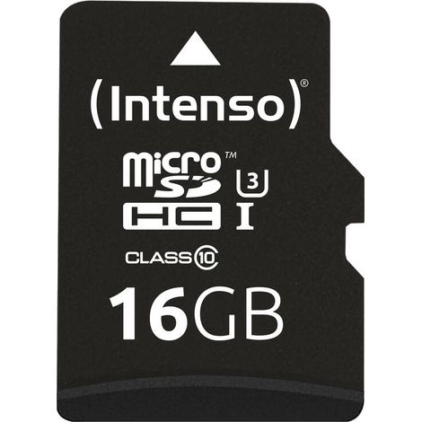 Intenso 3433470 memoria flash 16 GB MicroSDHC UHS-I Clase 10 (1/4)