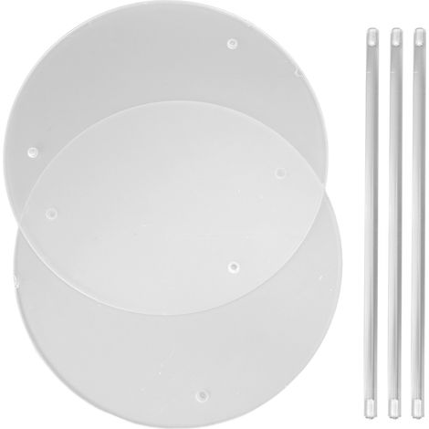 Étagère à plantes en acrylique transparent plateau rond support d'angle pour pots de fleurs et présentation déco maison salon balcon bureau (1/5)