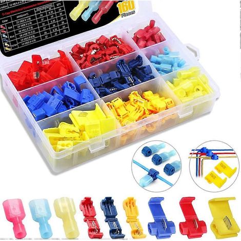 Kit de 160 connecteurs rapides en T (1/5)