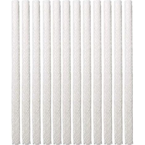 12PCS noyau d'huile, fibre de verre Tiki Wick torche de remplacement en fibre de verre Tiki pour extérieur Tiki patio éclairage lampe de jardin (1/5)