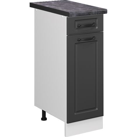 Meuble cuisine R-Line, Anthracite campagne, 30 cm , PT Anthracite, Vicco