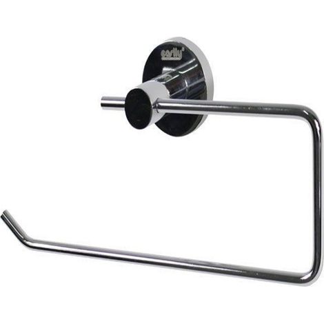 TrAdE Shop Traesio - Porta Asciugamano Bagno Wc Toilette Acciaio Inox Fissaggio Parete -
