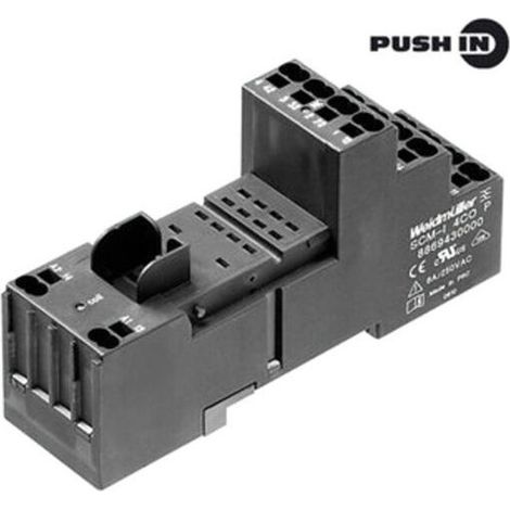 Weidmüller SOCKEL 4W 4X6A  14POLIG (SCM-I4CO-P   886943)