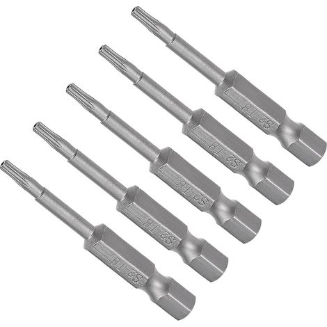 5 Pièces Embouts de Tournevis à Tête Torx T8 Longueur de 2 Pouces (1/5)