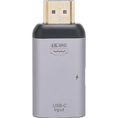 Adaptateur USB-C vers HDMI 4K 100W PD Doré - Station d'Accueil Portable Femelle vers Mâle (1/5)