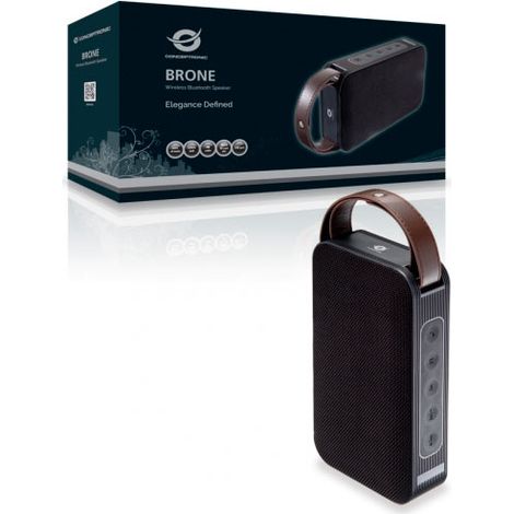 Conceptronic BRONE01B altoparlante portatile o de party Altoparlante stereo portatile nero, bronzo 10 W