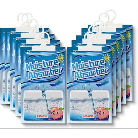 Absorbeur D'humidité Placard Sac De Déshumidification Suspendu Sachets Anti Humidite pour éliminer l'humidité et les mauvaises odeurs des armoires Des chambres moisissure (1/5)