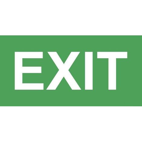 Pictogramme EXIT pour bloc secours AWEX Exit
